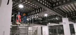 玉屏一商场梁，楼板碳纤维加固施工